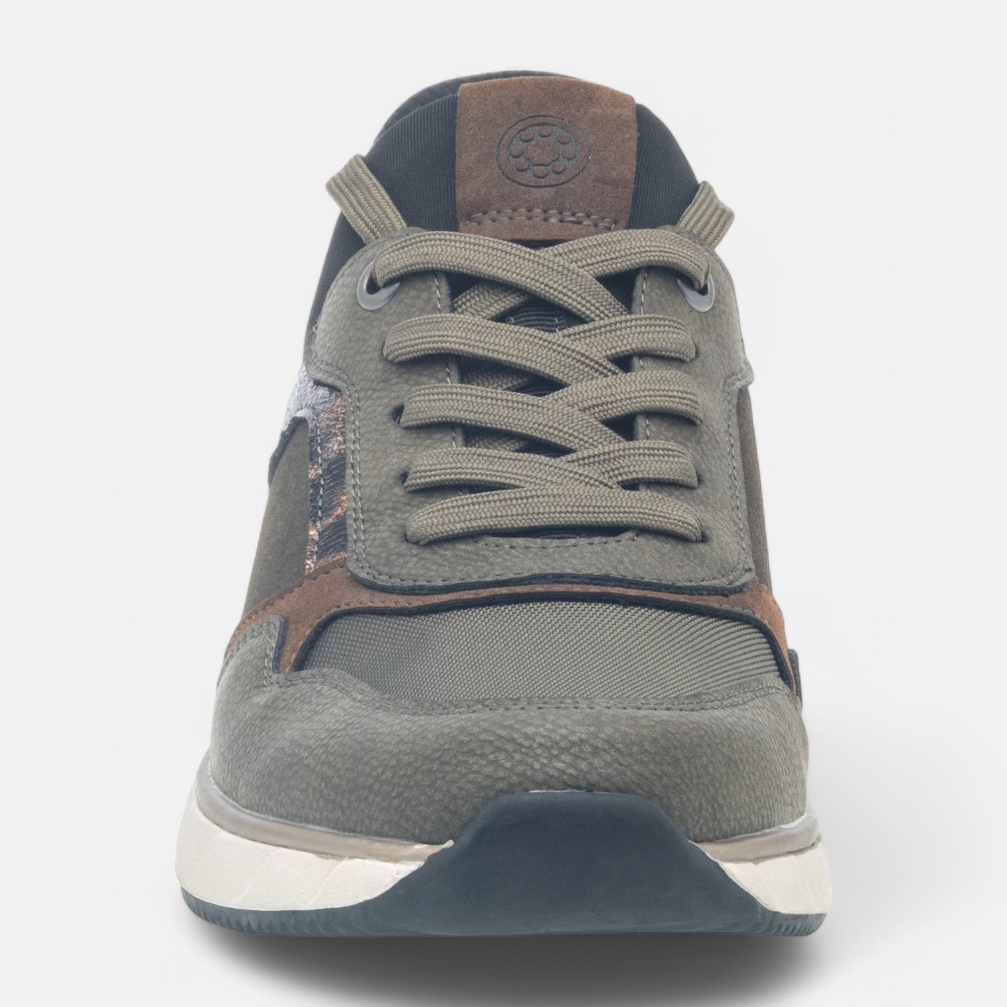 Baskets basses Femme kaki