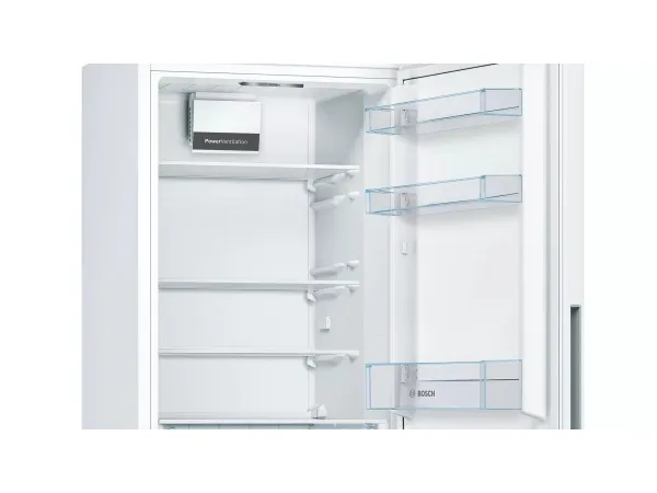 Bosch Serie | 4 KGV362WEAS - Køleskab/fryser - bund-fryser - bredde: 60 cm - dybde: 65 cm - højde: 186 cm - 308 liter - Klasse E - hvid
