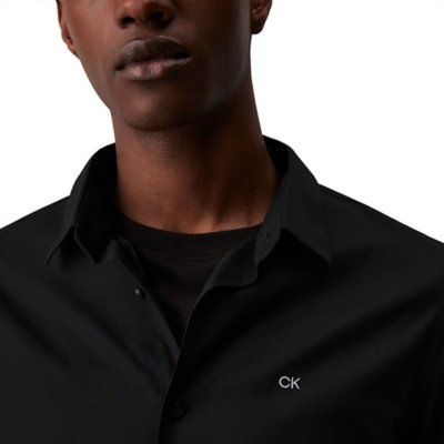 Chemise à manches longues homme Poplin Stretch Slim CALVIN KLEIN