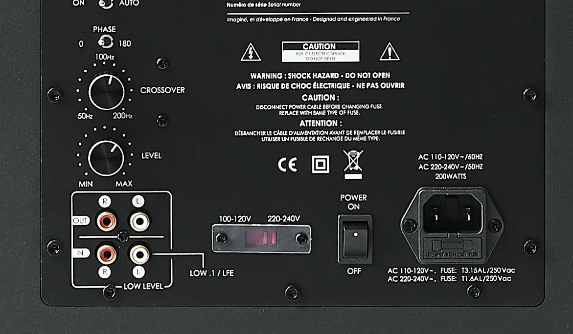 Elipson Prestige Subwoofer 10.1 Caissons de basses