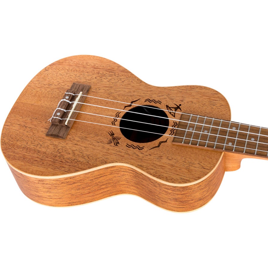 Flight Designer Series DUC323E elektrisch-akoestische concert ukelele met gigbag