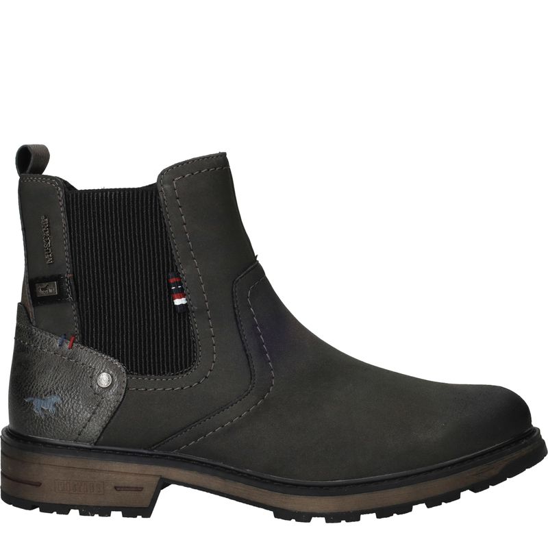 Mustang Chelseaboots Zwart Heren
