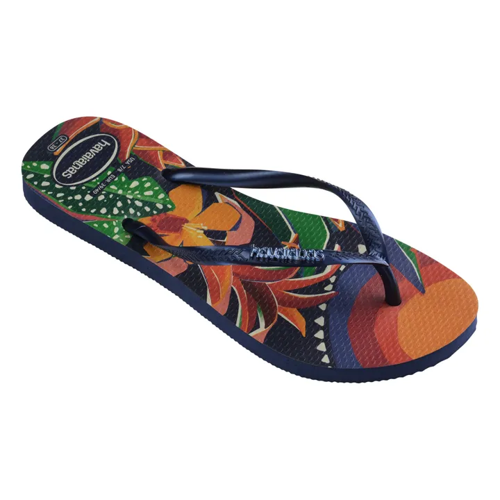 Havaianas Tongs Slim Tropical | Bleu