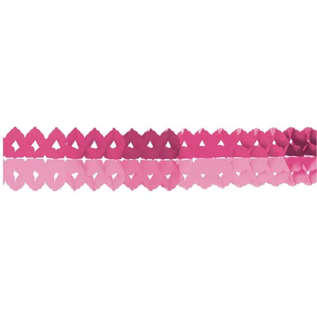 amscan Mini Girlanden Hot Pink