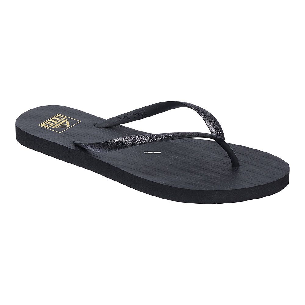 Reef SEASIDE - Tongs Femme black glitter