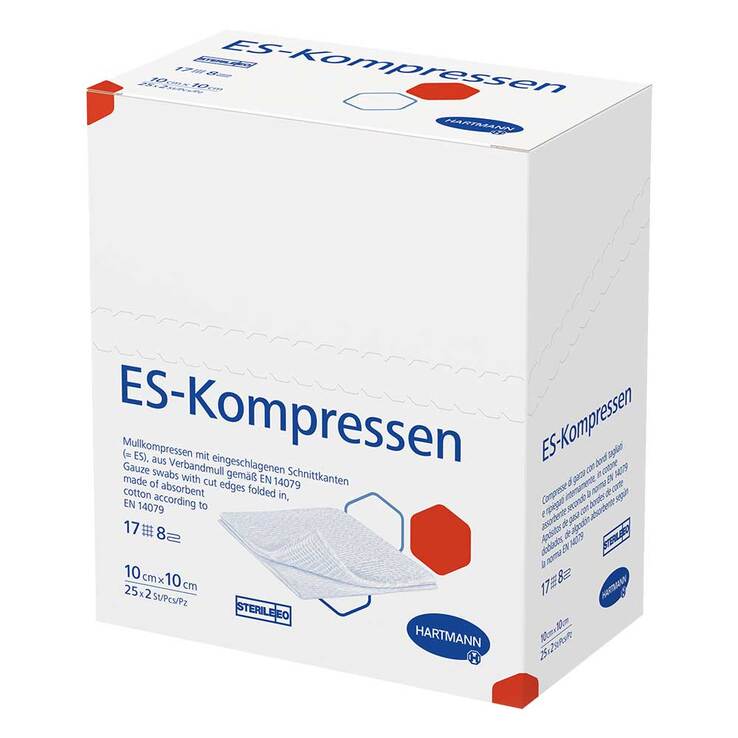 ES-Kompressen steril 10x10 cm 8fach, 25X2 St