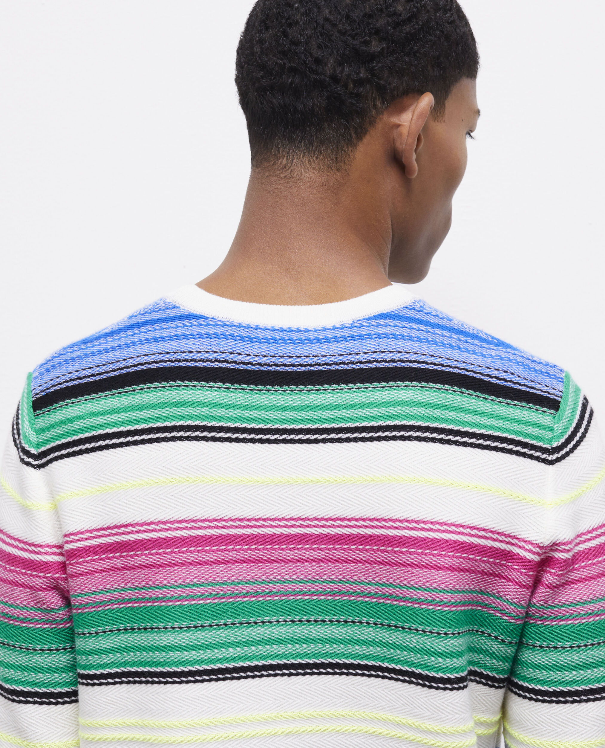 Pull imprimé en laine