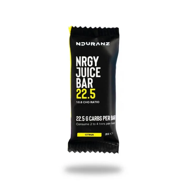 Nduranz Unisex Energi-barer Half Nrgy Unit Juice Bar 10x28g