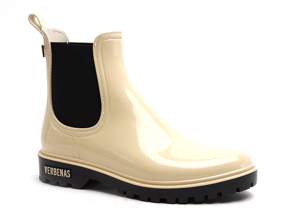 Verbenas boots bottine plates femme gaudi brillo beige