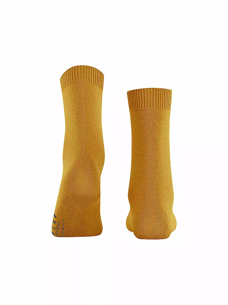 FALKE Socken COSY WOOL amber gelb