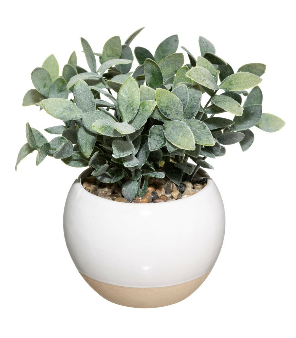 Plante artificielle dans pot en céramique d 24 cm