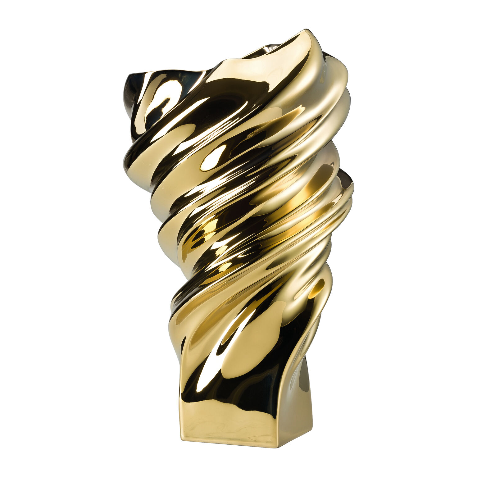 Squall Gold titanisiert Vase 32 cm
