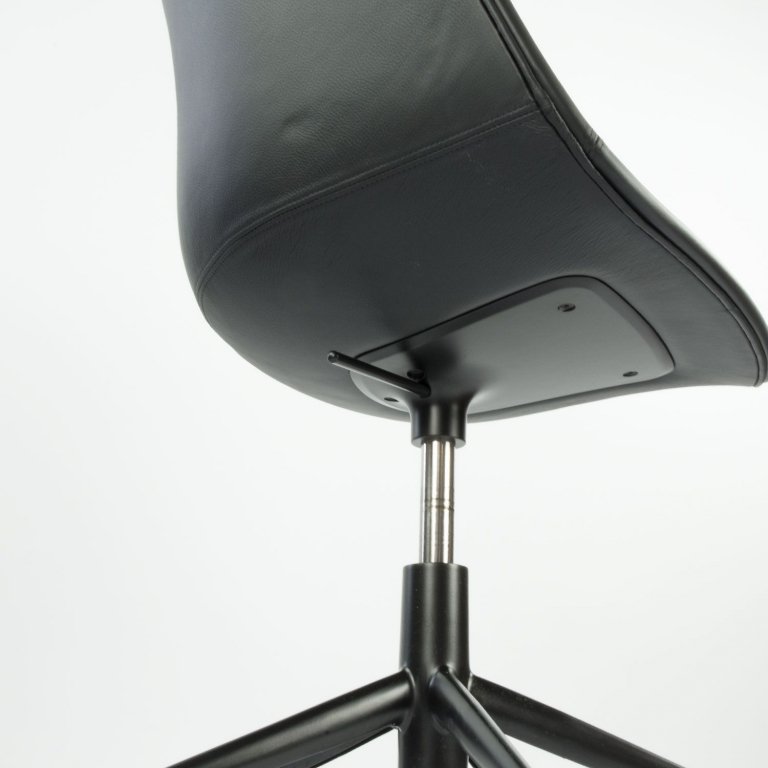 Hay About a Chair AAC53 bureaustoel, onderstel gepolijst aluminium, Divina 756