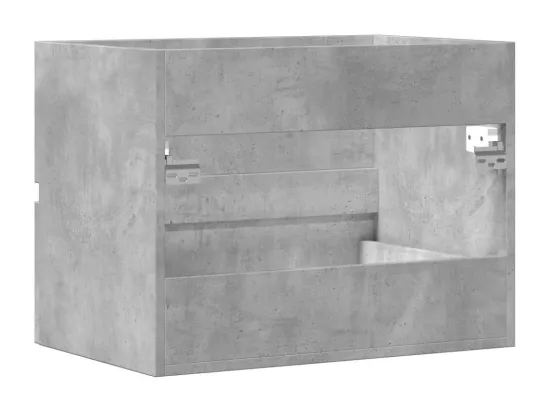 Armoire de salle de bain gris béton bois d'ingénierie