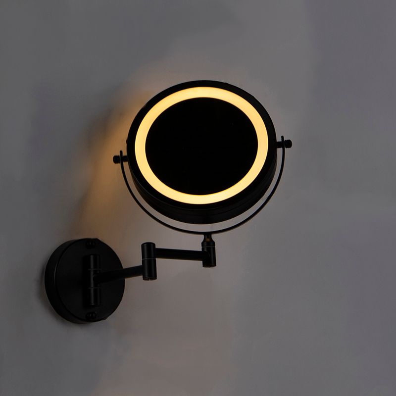 Design badkamerspiegel zwart incl. LED verstelbaar IP44 - Vicino