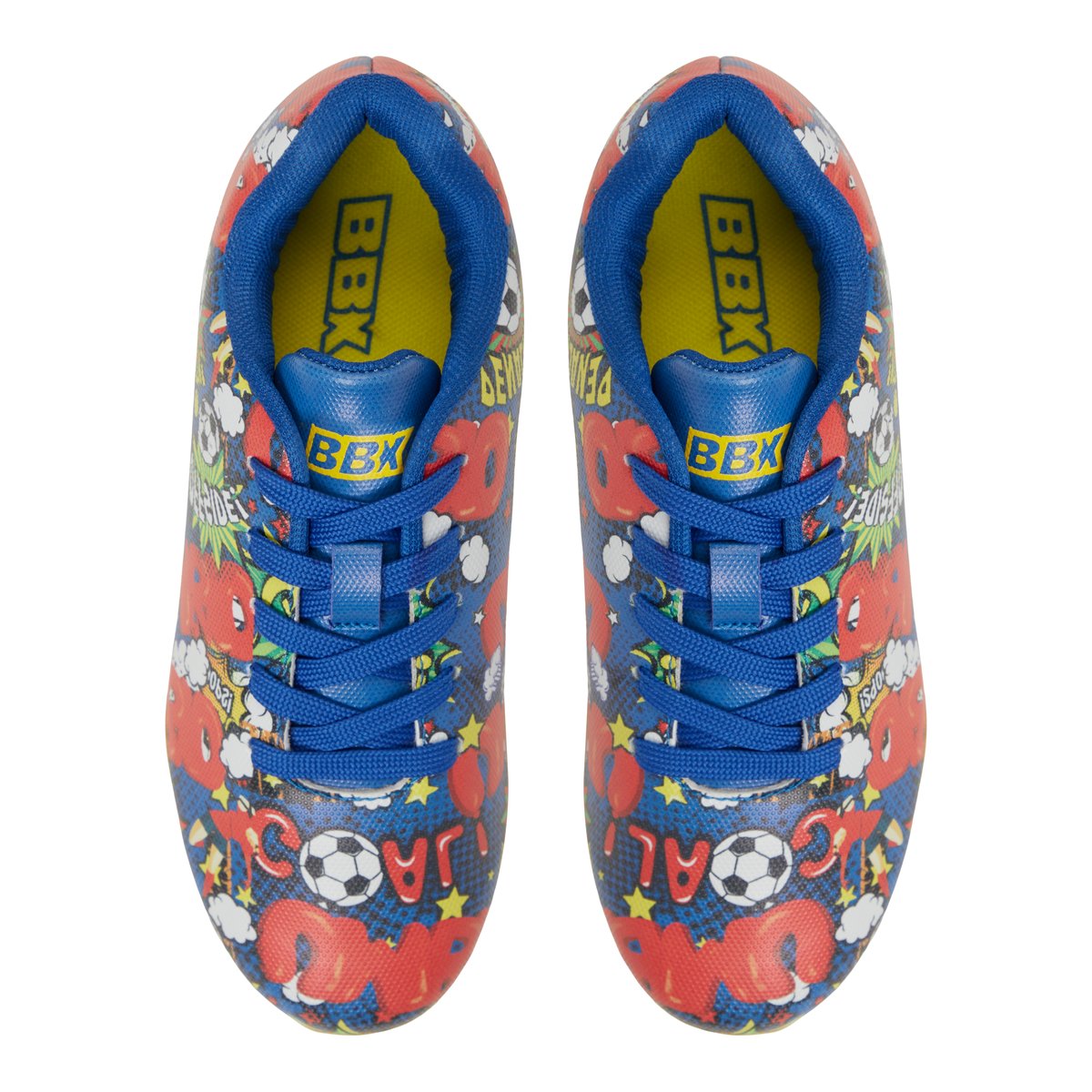 BBX-Pitch-jb.-Baskets de soccer - Talon plat - Multicouleur