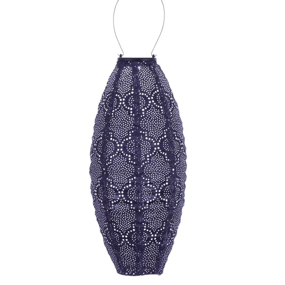 LUMIZ Solar Lampion Bazaar Long Oval - 20 cm - Future Dusk
