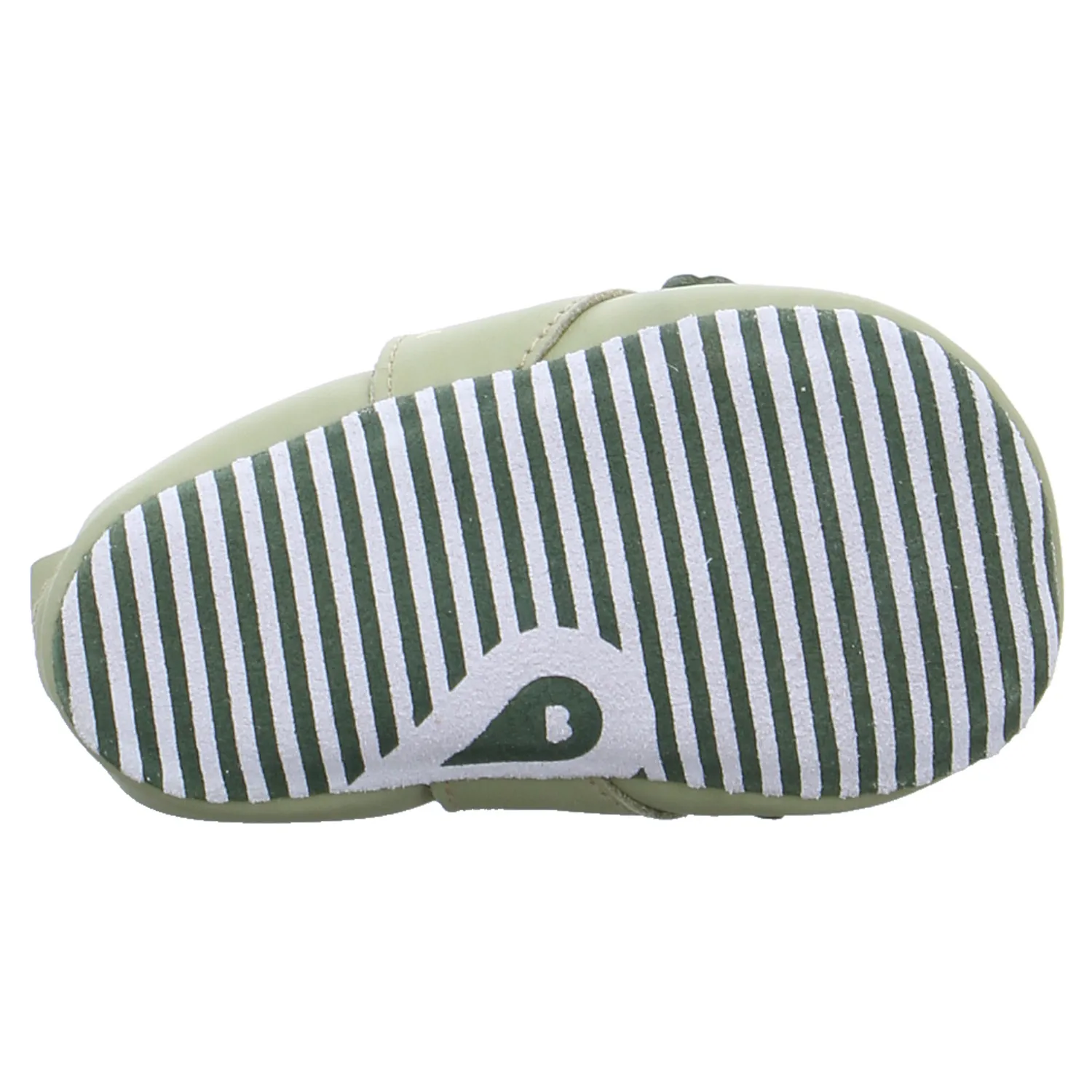 BOBUX Krabbelschuh Grün Leder