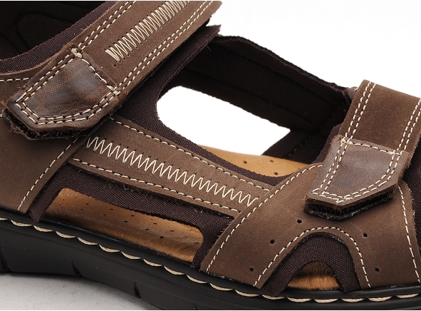 Orland nu pieds homme 23020 marron
