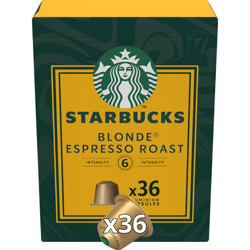 Starbucks Kaffeekapseln Blonde Espresso Roast, 36 Stück