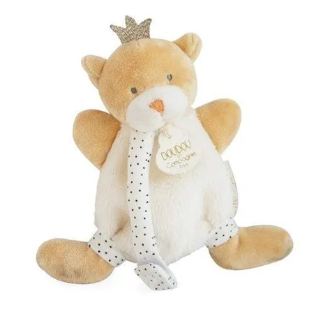 Doudou Kleiner Prinz Bär Schmusetuch mit Schnullerkette 15cm