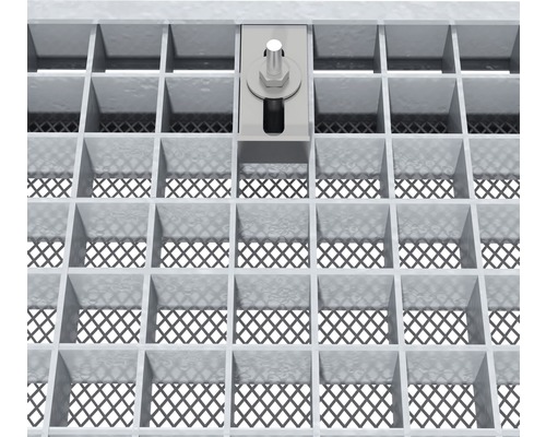 Lichtschachtafdekking home protect aluminium 60x115 cm