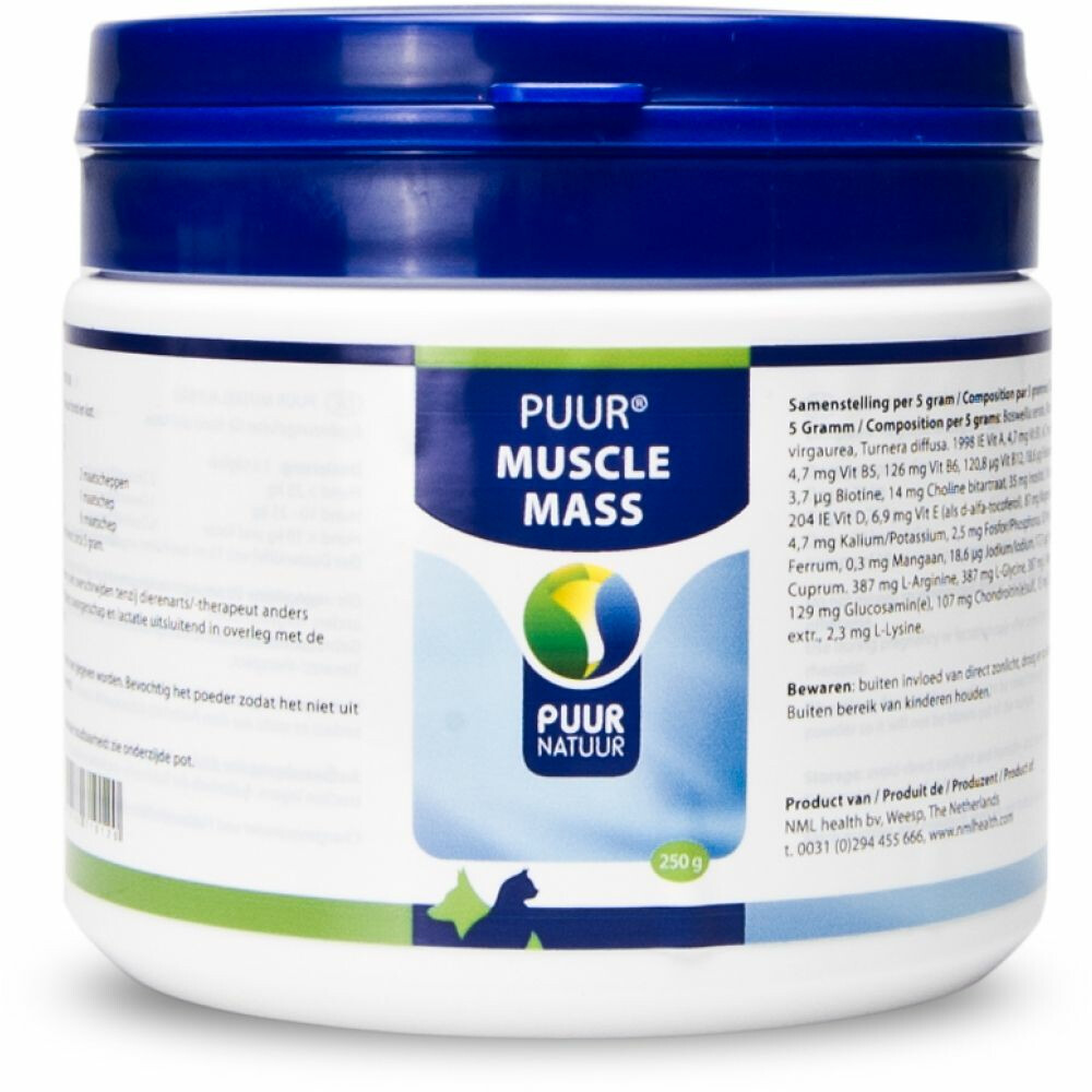 PUUR Muscle Mass Hond - Kat250 gr