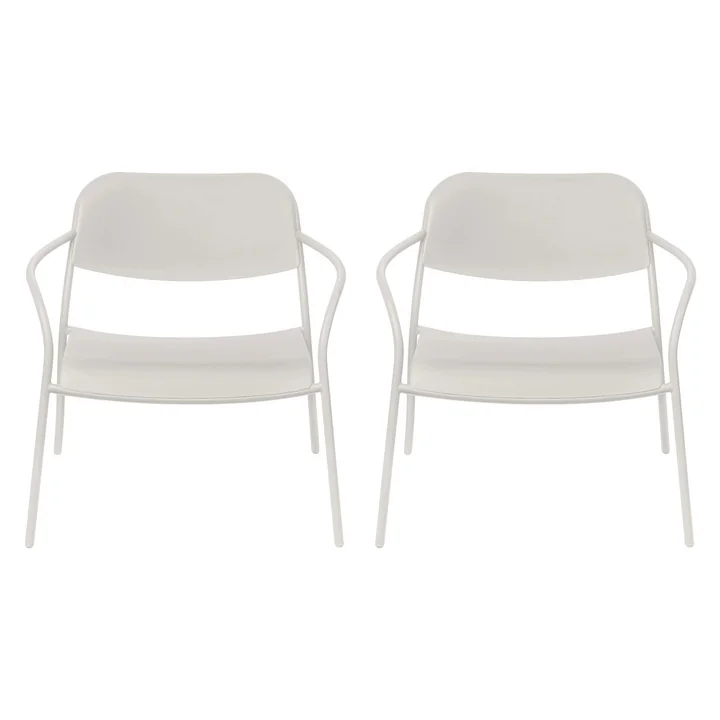 Blomus - Yua Outdoor Loungesessel, silk gray (2er-Set)