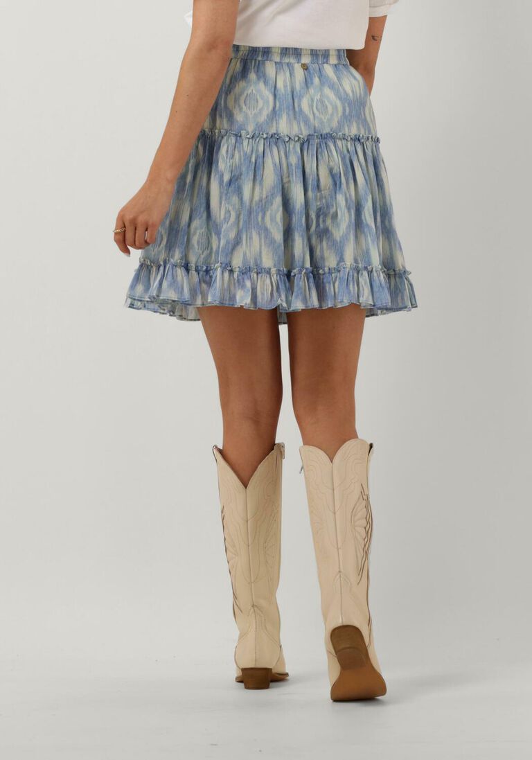CIRCLE OF TRUST lichtblauwe circle of trust minirok rocky skirt