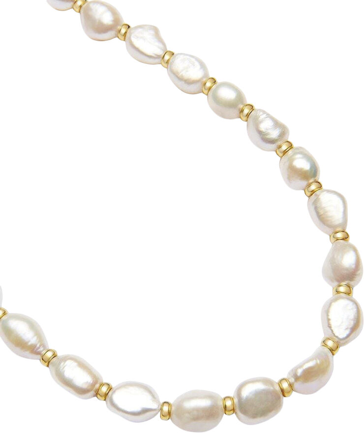 Nialaya Baroque Freshwater Pearl Necklace Pearl