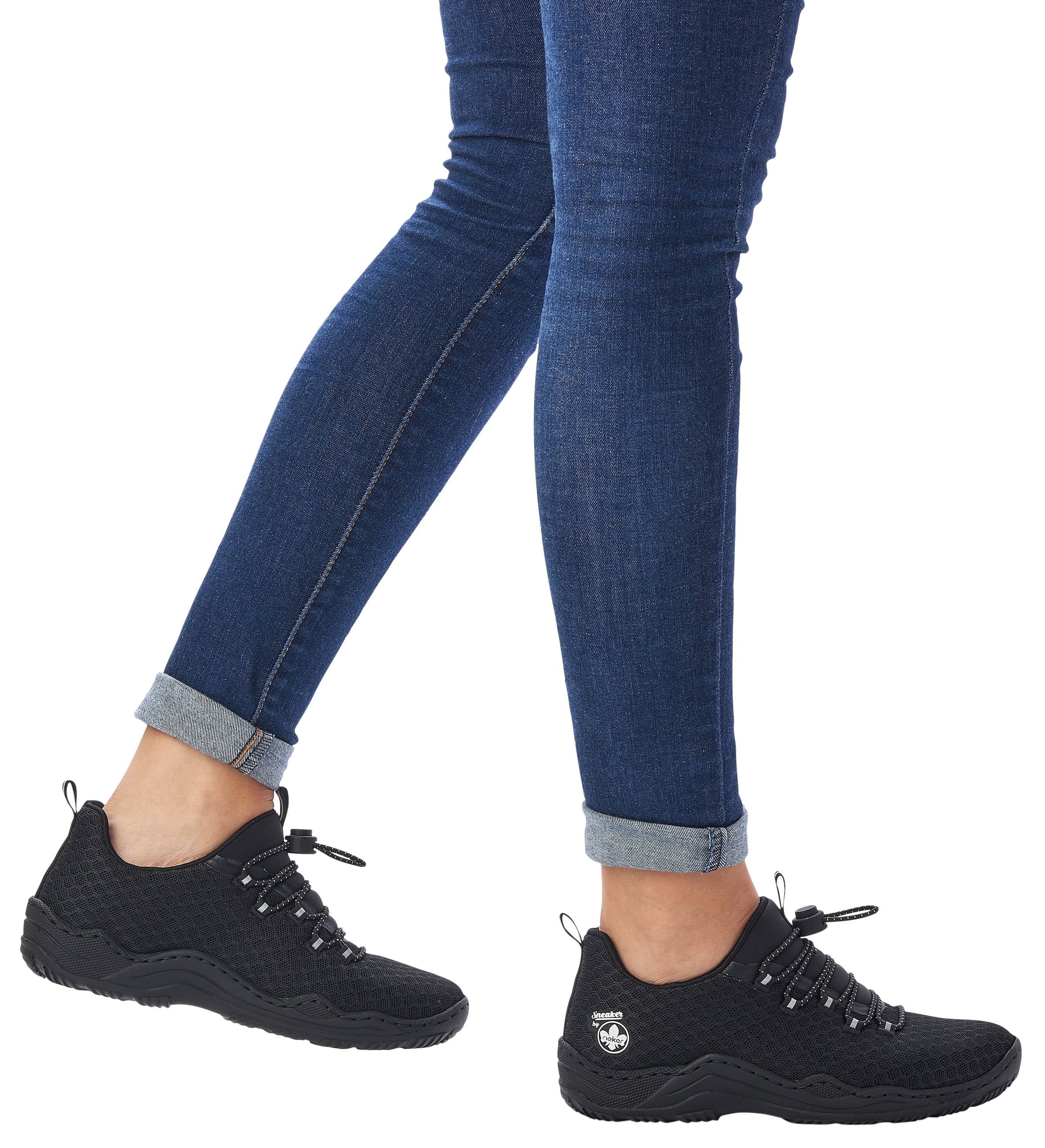 Rieker Slip-On Sneaker  Outdoor Schuh, Schlupfschuh, Slipper mit praktischem Schnellverschluss