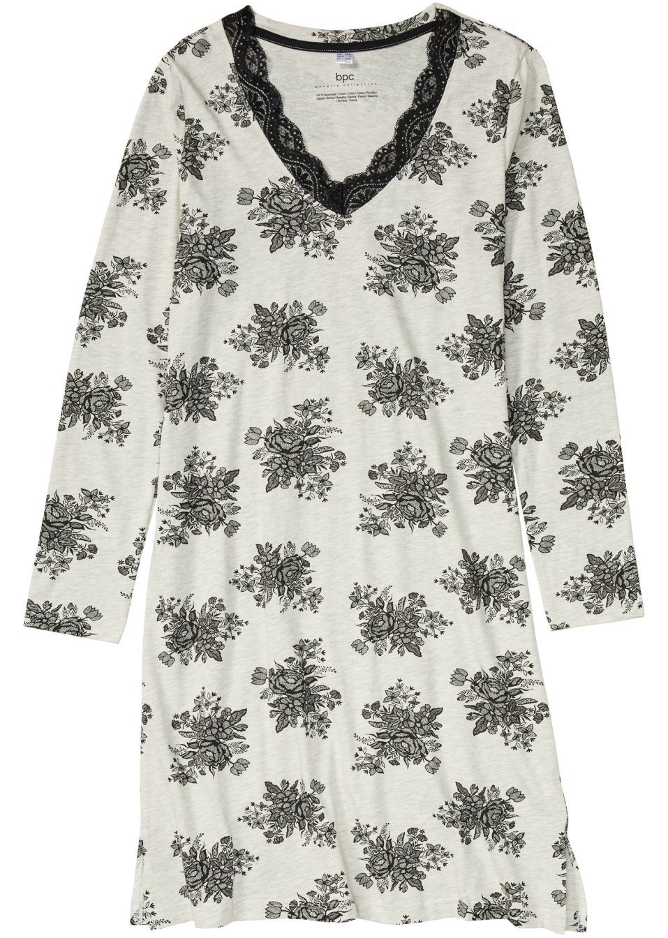 Chemise de nuit à dentelle