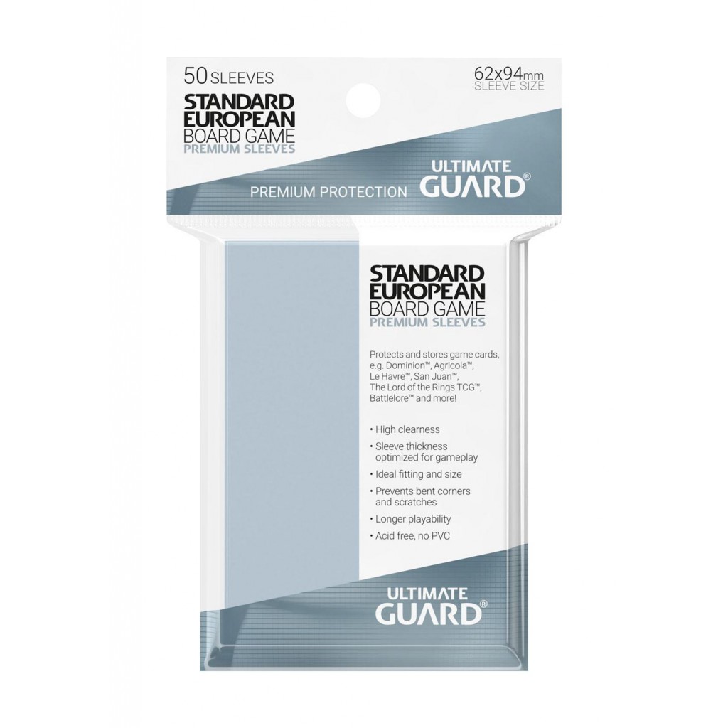 Ultimate Guard 50 Pochettes Premium Sleeves 62x94 mm
