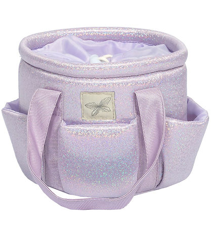 by ASTRUP Putztasche für Dressurpferde - Lila m. Glitzer