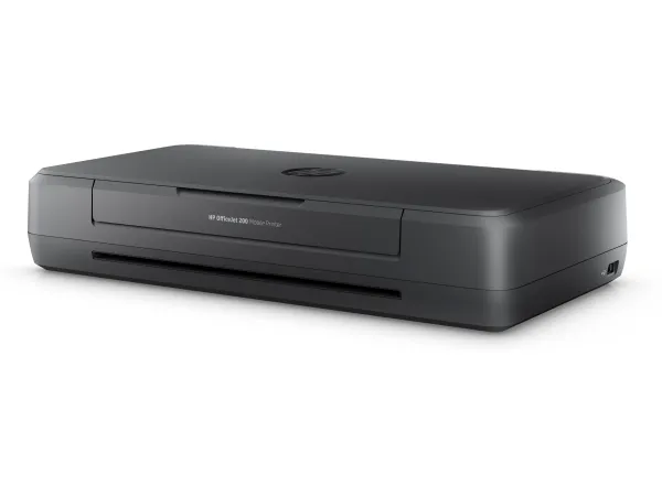 HP Officejet 200 Mobile Printer - Printer - farve - blækprinter - A4/Legal - 1200 x 1200 dpi - op til 20 spm (mono) / op til 19 spm (farve) - kapacitet: 50 ark - USB 2.0, USB vært, Wi-Fi