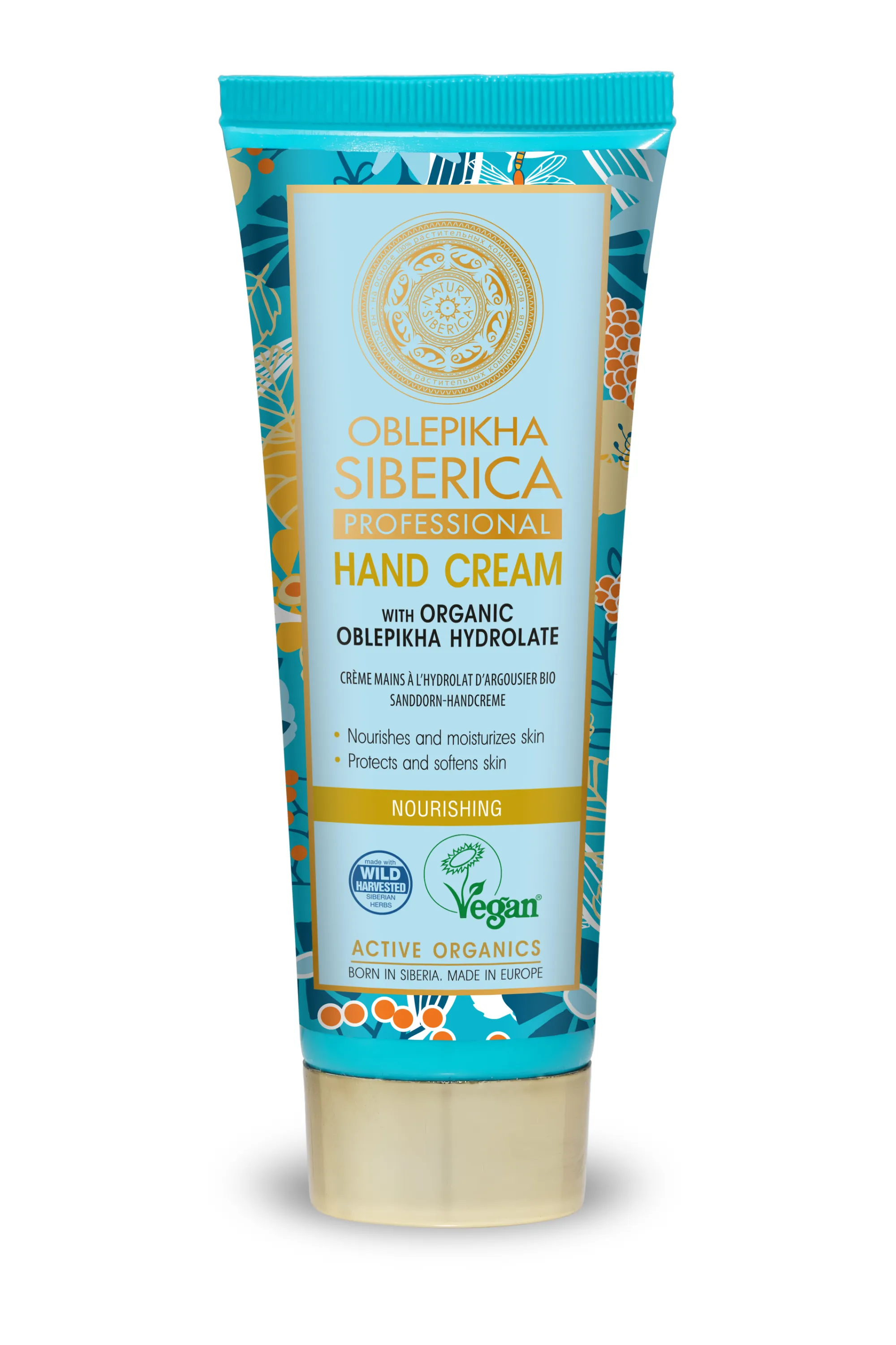 Natura Siberica Crème pour les mains à L’Argousier-75 ml