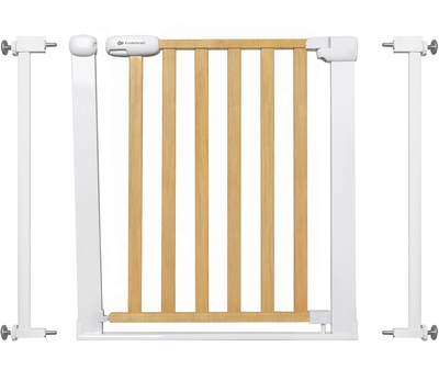Kinderkraft LOCK&GO Sikkerhetsgrind, Wood
