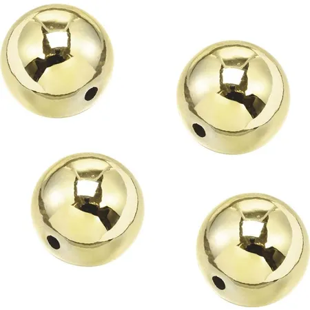 Knorr Prandell Wachsperlen, gold, 12mm, 4 Stück