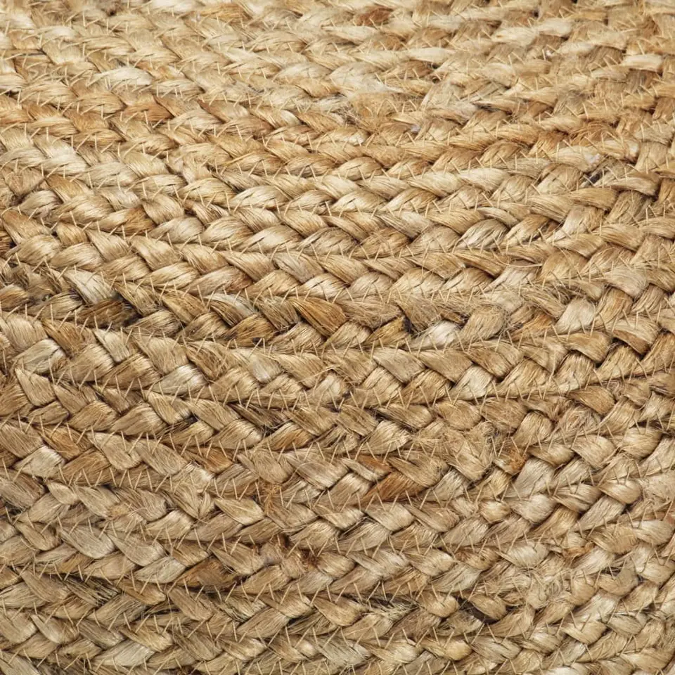 vidaXL - Poef - Bruin - Jute - 45 x 30 cm