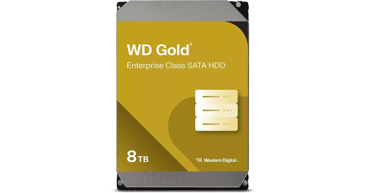 WDGold Enterprise Class 8 TB harde schijf  (WD8005FRYZ, SATA 600, 24/7)