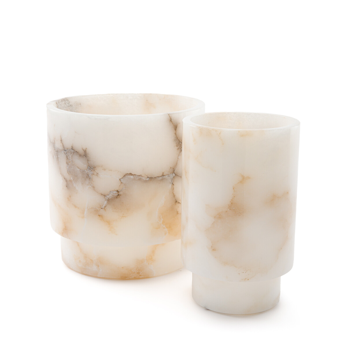 AM.PM<br>Suporte para velas de alabastro, Albasti