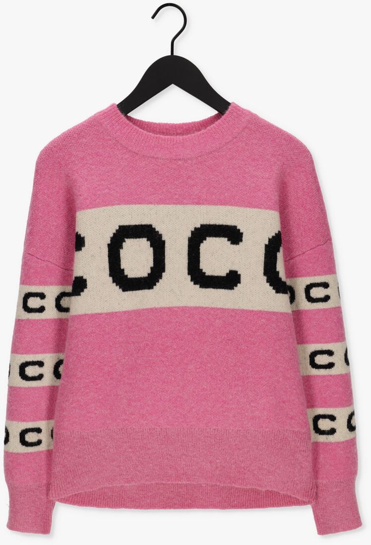 CO\\'COUTURE roze co'couture trui leona logo knit