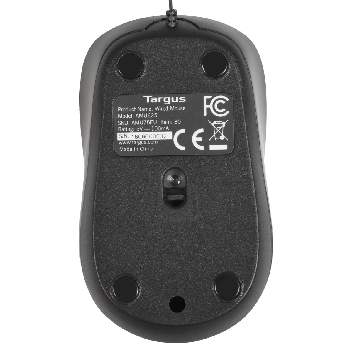 Targus Compact Blue Trace Mouse schwarz