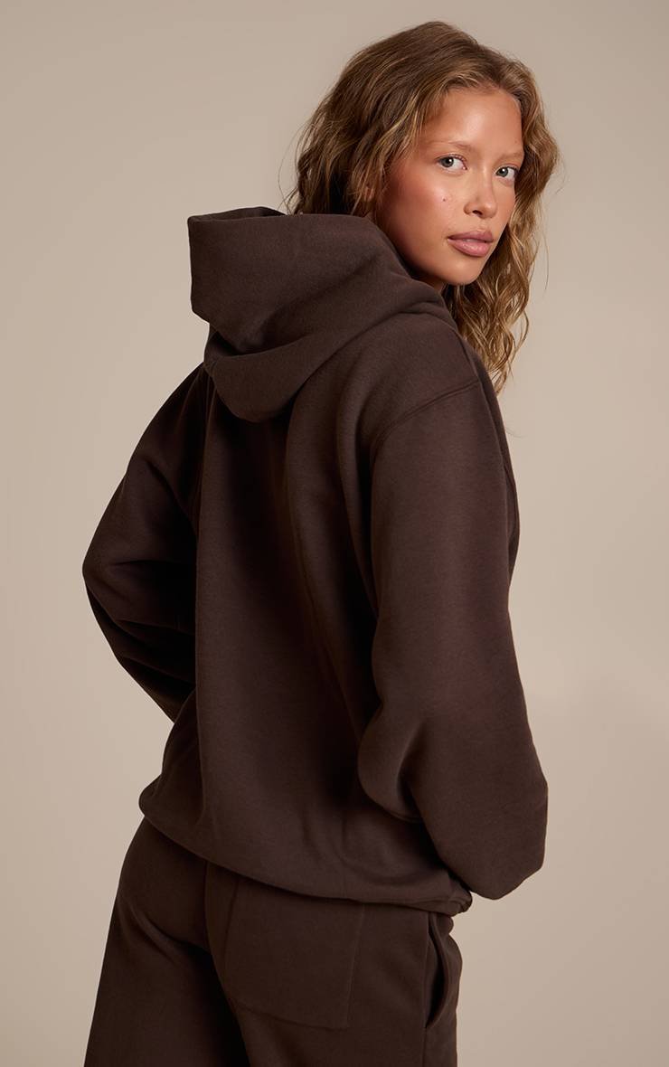 Marron Sweat À Casynthétiqueche En Molleton