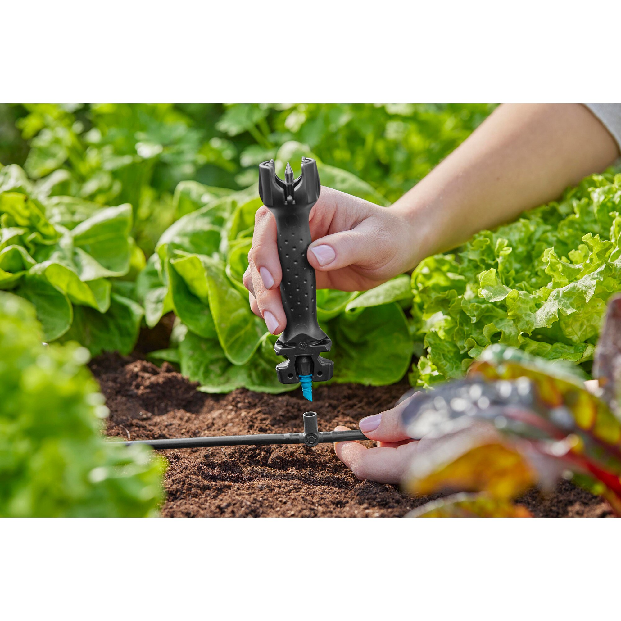 GARDENA Verbindung Micro-Drip-System T-Stück für Sprühdüsen/Endtropfer, 4,6mm (3/16