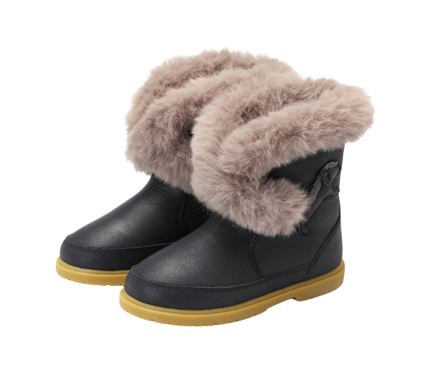 Tusi Boots | Skunk | Navy Leather