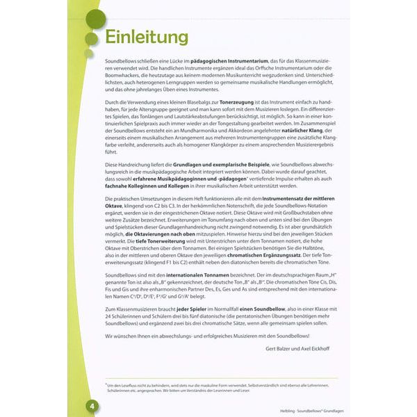 Helbling Verlag Soundbellows Grundlagen