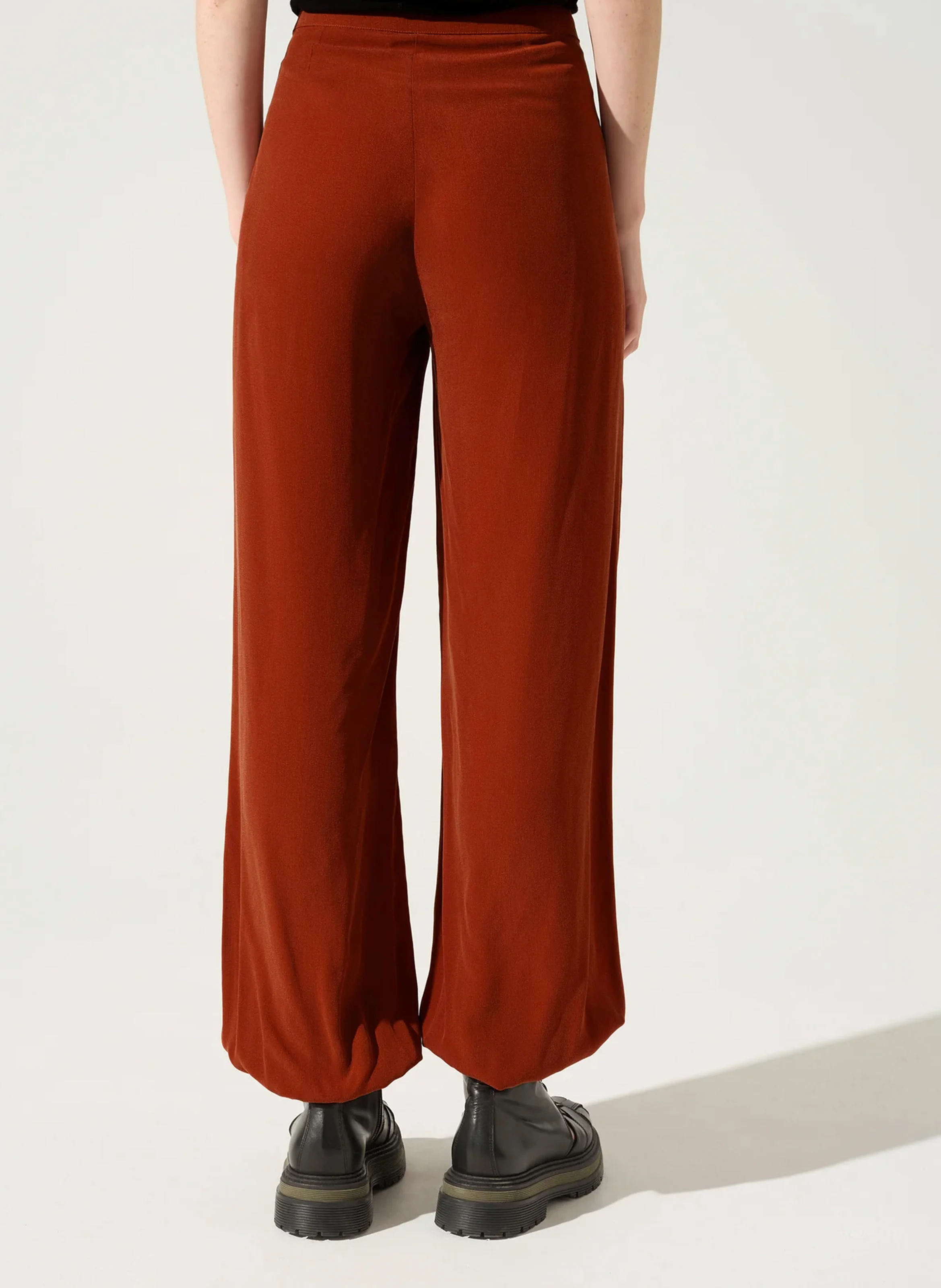 Pantalon large | Orange