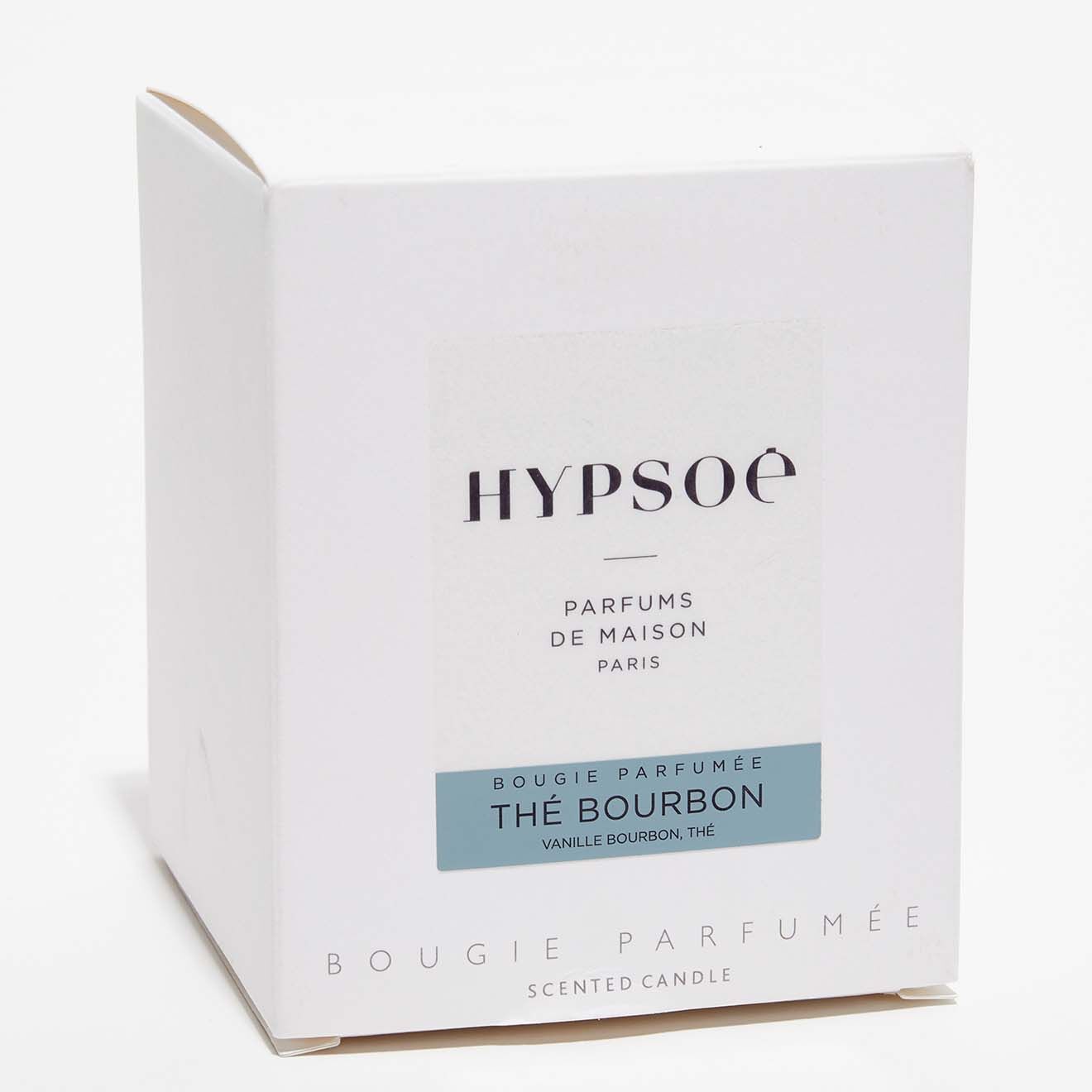 Hypsoé Bougie parfumée Silver Cover Thé Bourbon - 1 mèche 50h