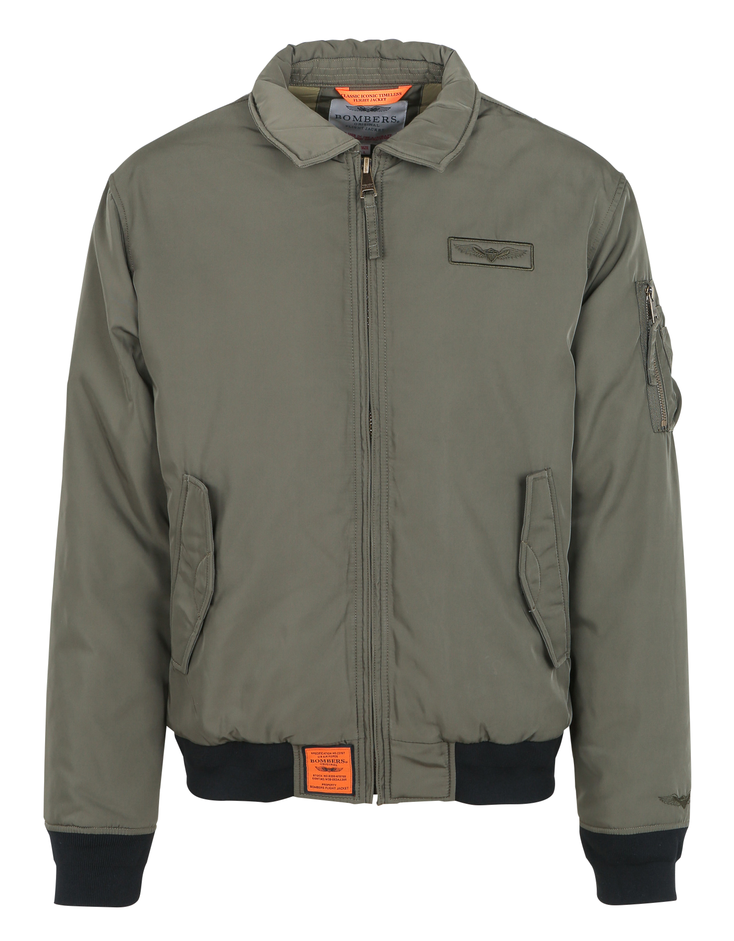 CORNELL - Blouson col à revers droit | Kaki